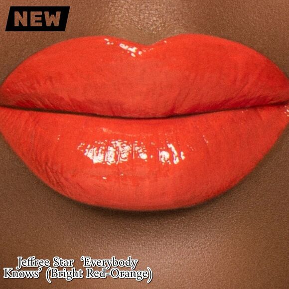 NEW NWT Jeffree Star Cosmetics – Supreme Gloss in ‘Everybody Knows’ (Bright Red- - Picture 9 of 12